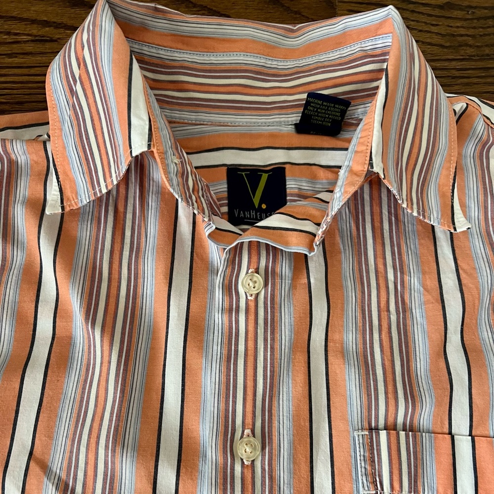 Van Heusen Striped Shirt - L